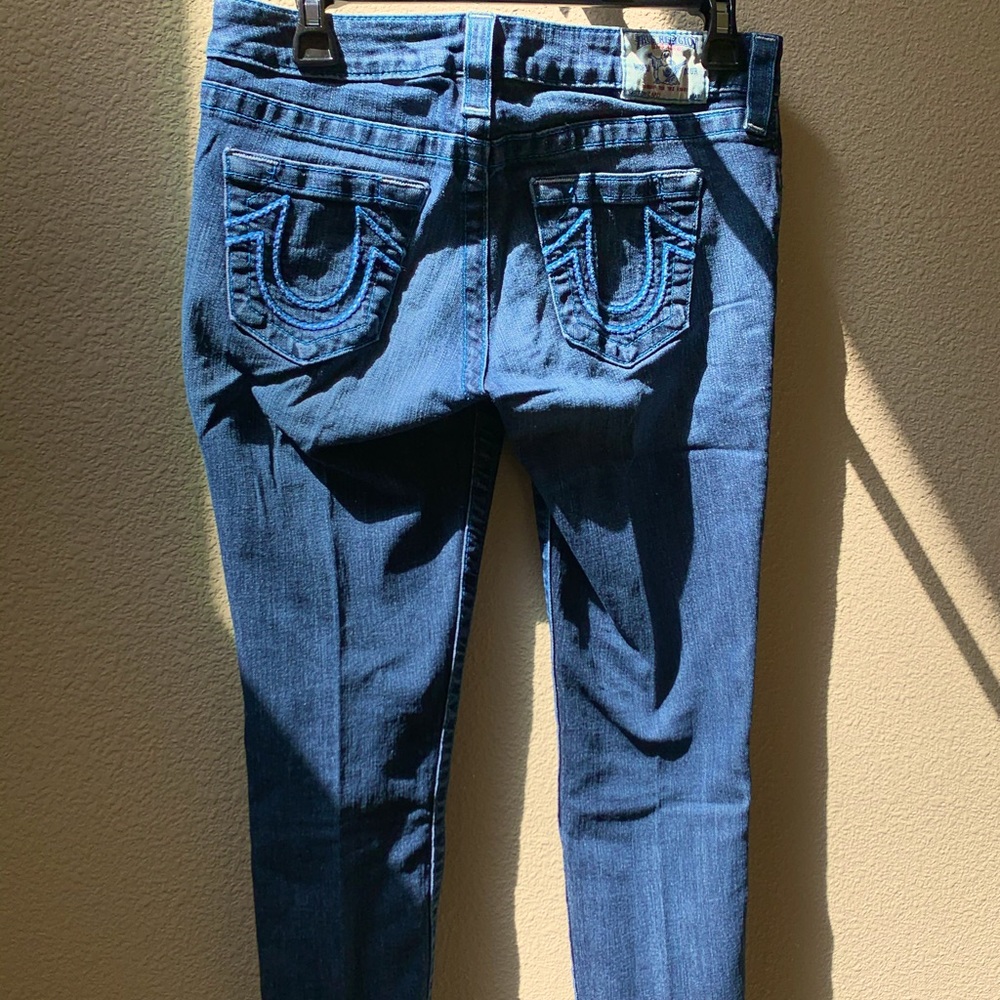 TRUE RELIGION World Tour Capri Jeans